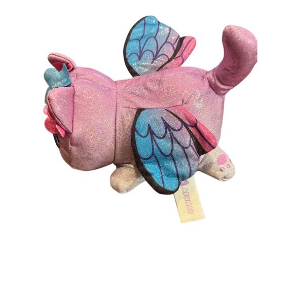 Aphmau MeeMeows Mini Sparkle Fairy Cat Plush Stuffed Animal Toy w/ Flowers&Wings - Picture 5 of 5